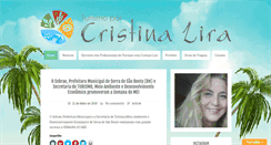 Desktop Screenshot of cristinalira.com